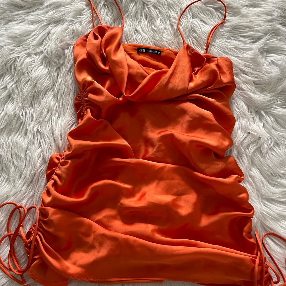 Zara satin dress